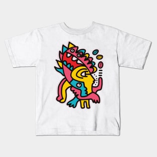 Cool Graffiti Art Funny Kids Design Kids T-Shirt